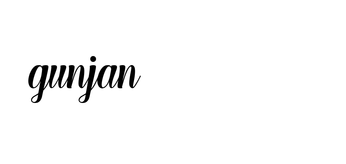 Signature of gunjan