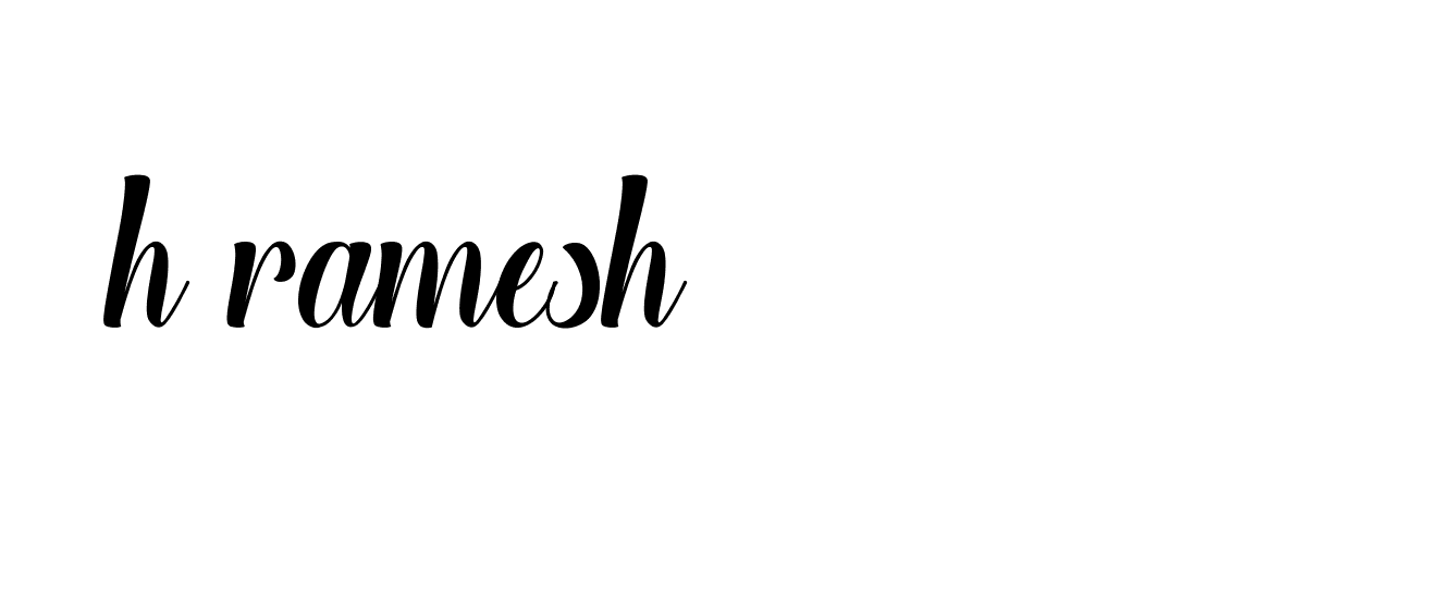 Signature of h-ramesh