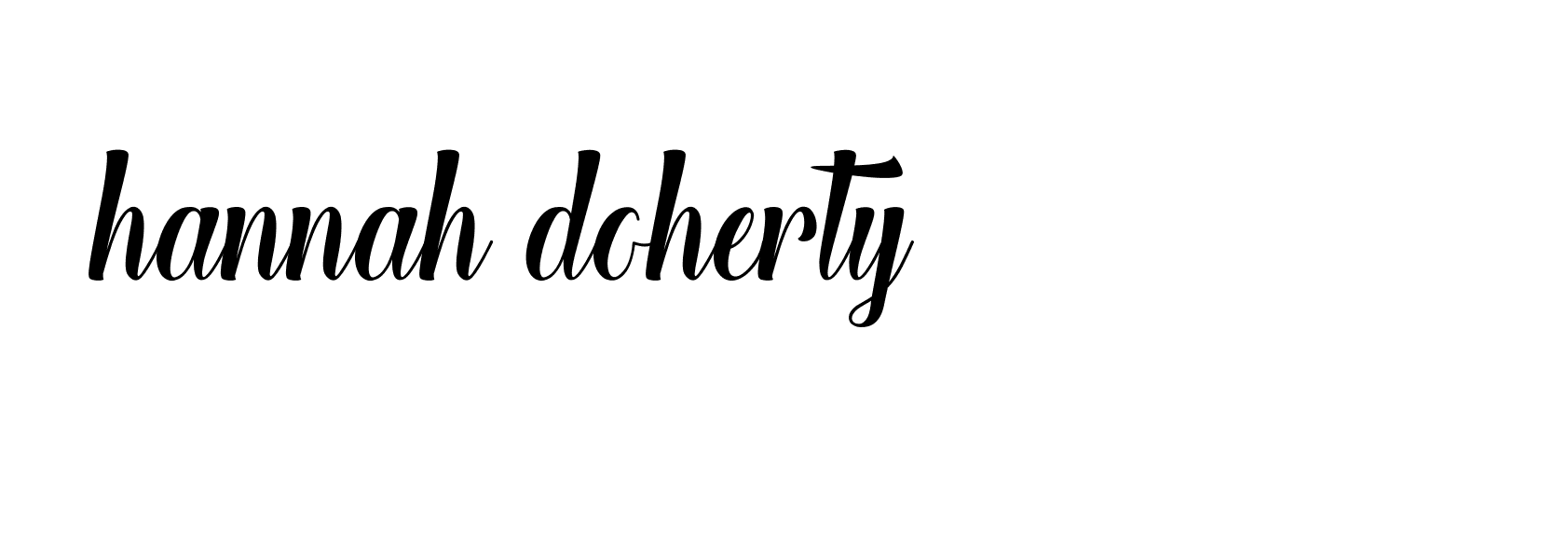 Signature of hannah-doherty