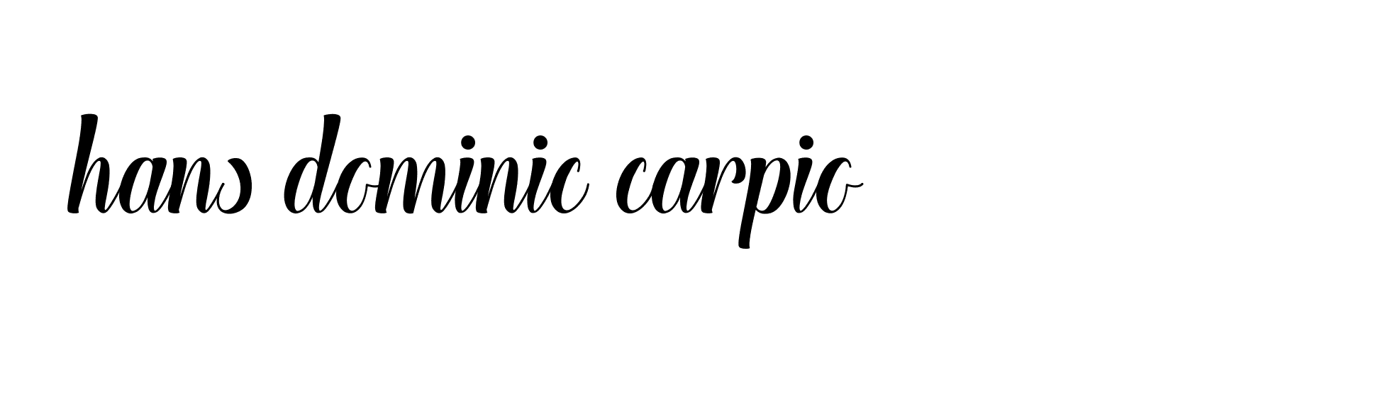 Signature of hans-dominic-carpio-