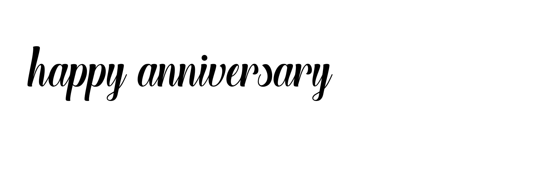 Signature of happy-anniversary-