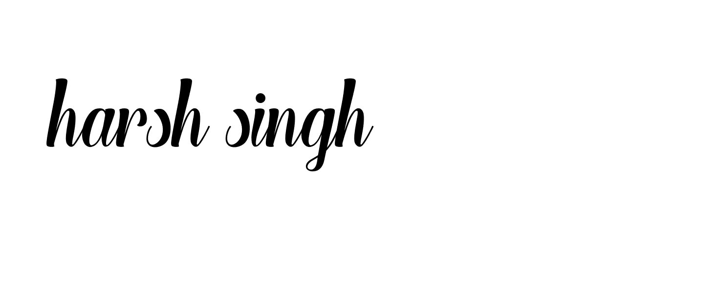 Signature of harsh-singh