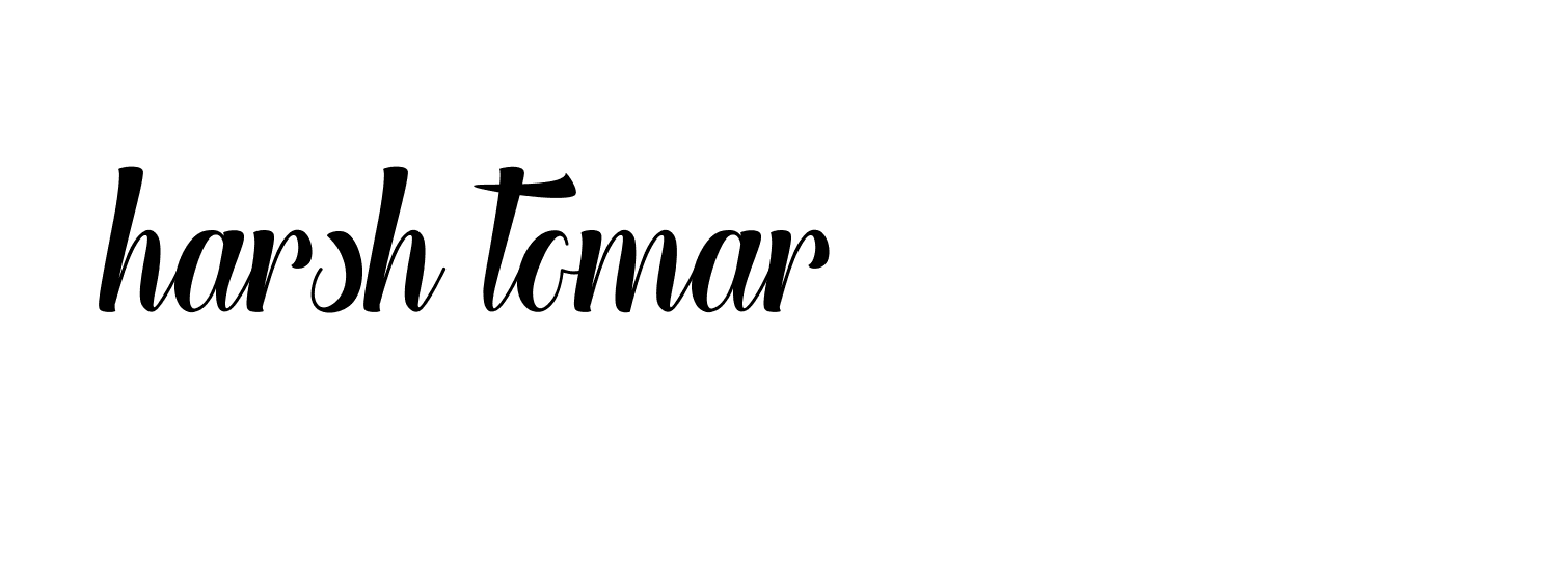 Signature of harsh-tomar