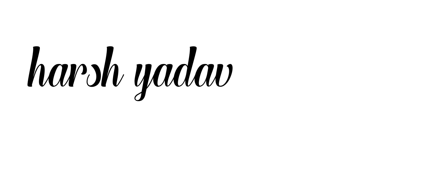 Signature of harsh-yadav