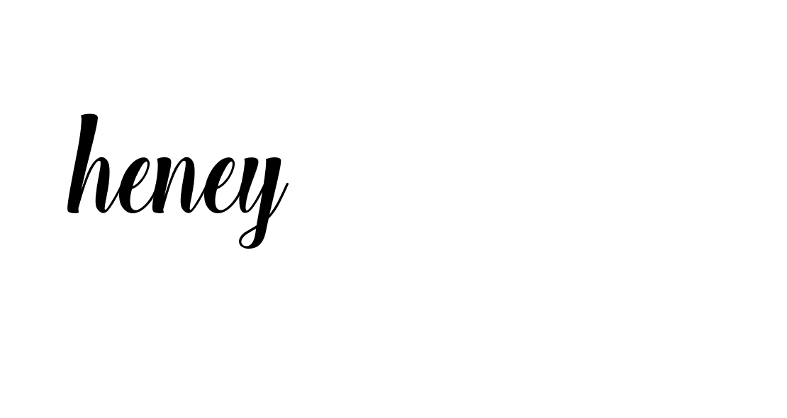 Signature of heney