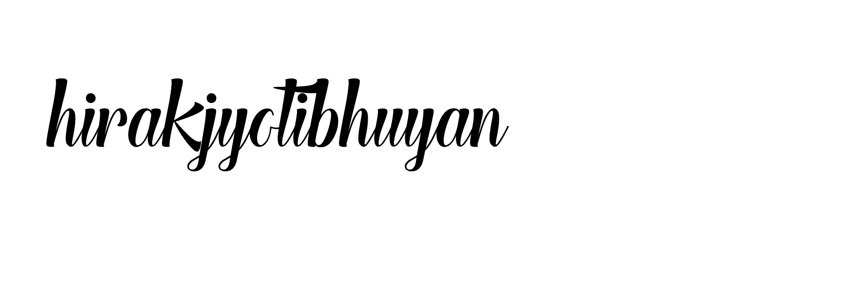 Signature of hirakjyotibhuyan