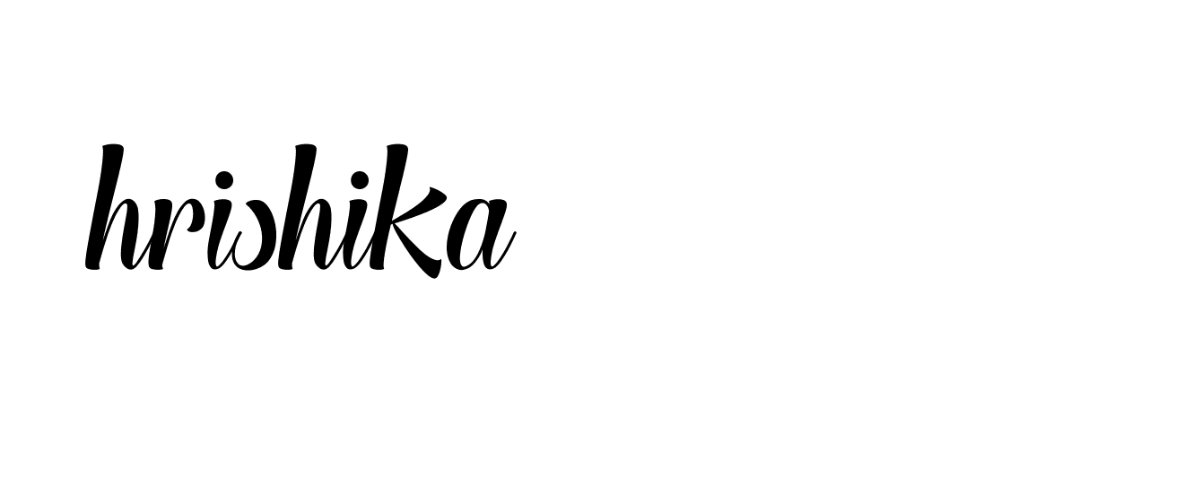 Signature of hrishika-