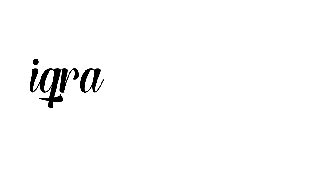 Signature of iqra-