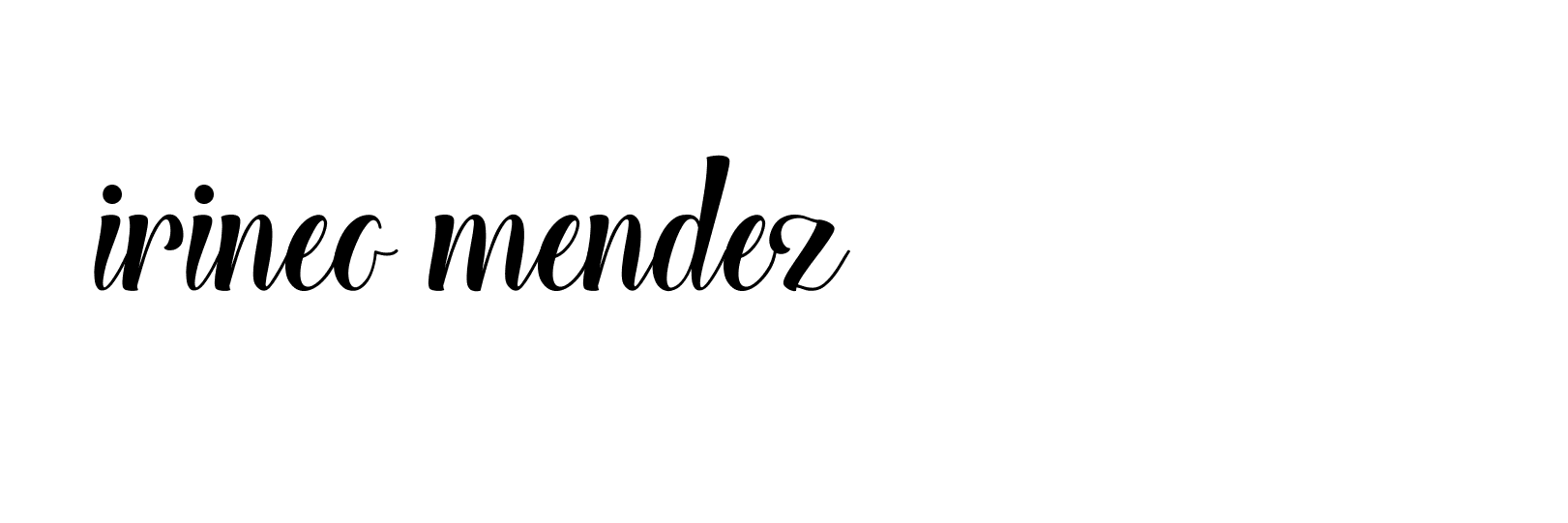 Signature of irineo-mendez-