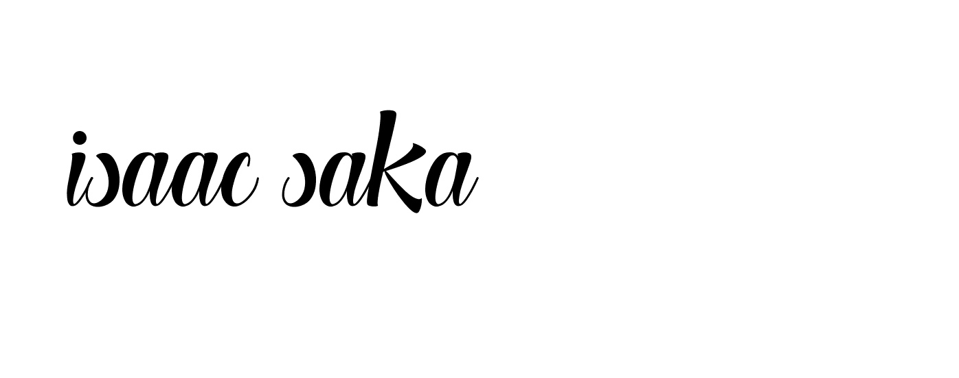 Signature of isaac-saka