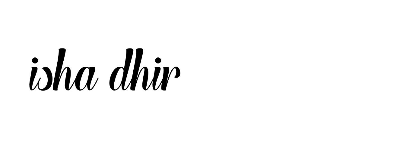 Signature of isha-dhir