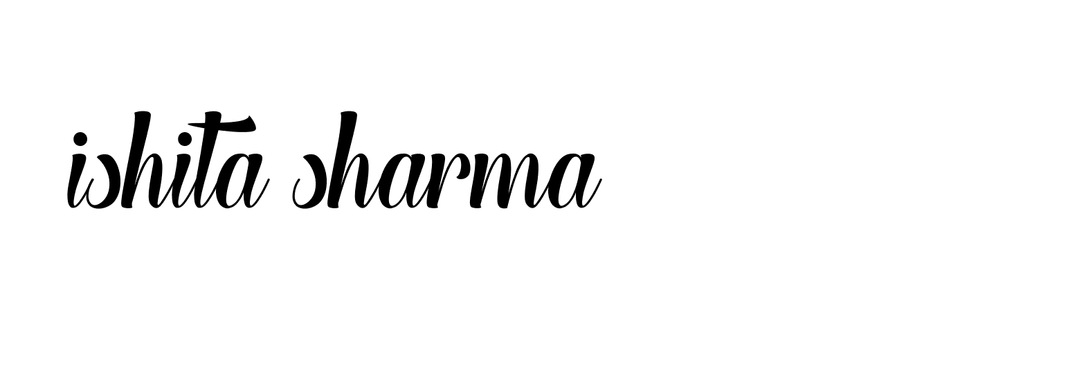 Signature of ishita-sharma