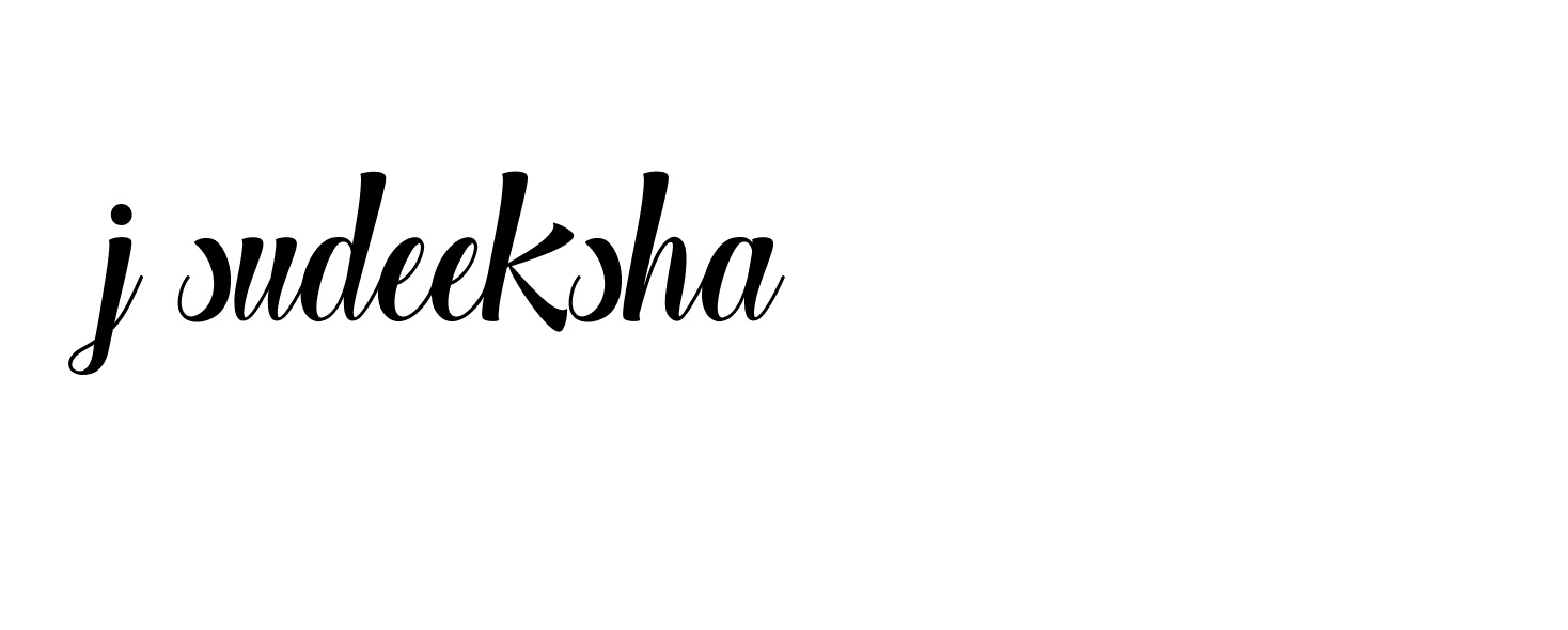 Signature of j-sudeeksha