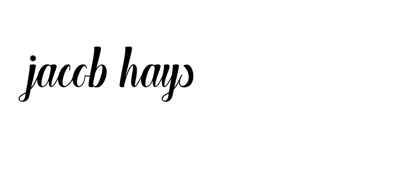 Signature of jacob-hays