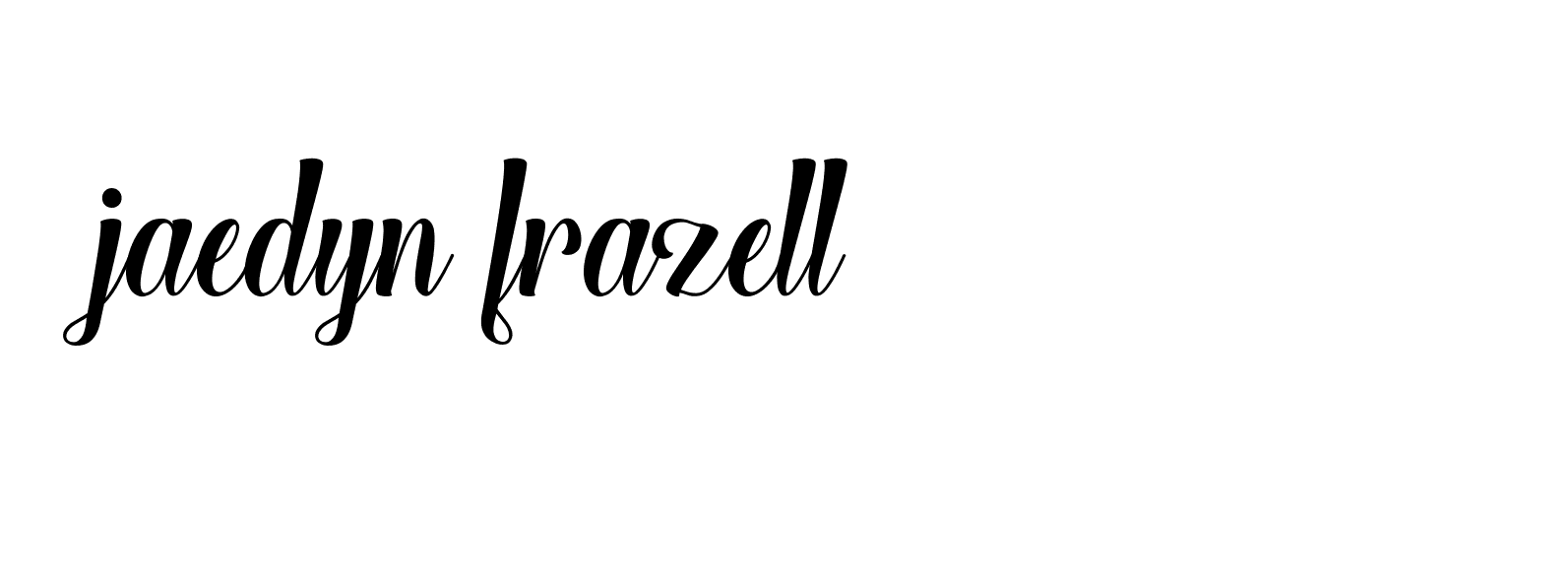 Signature of jaedyn-frazell