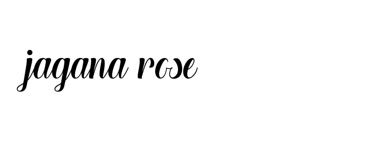 Signature of jagana-rose