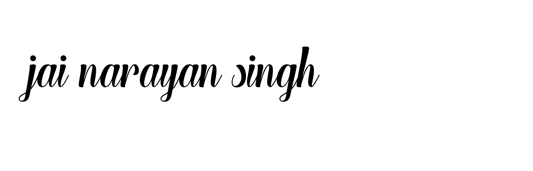 Signature of jai-narayan-singh