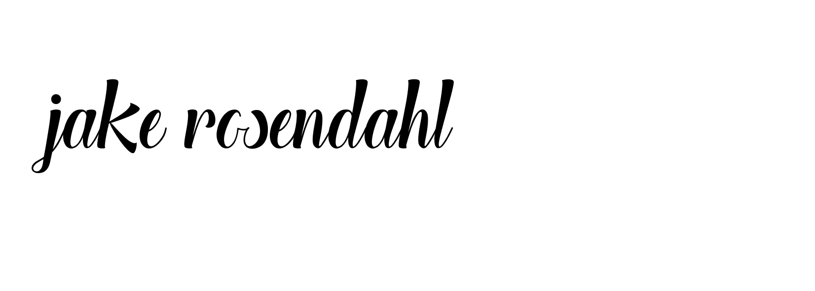 Signature of jake-rosendahl