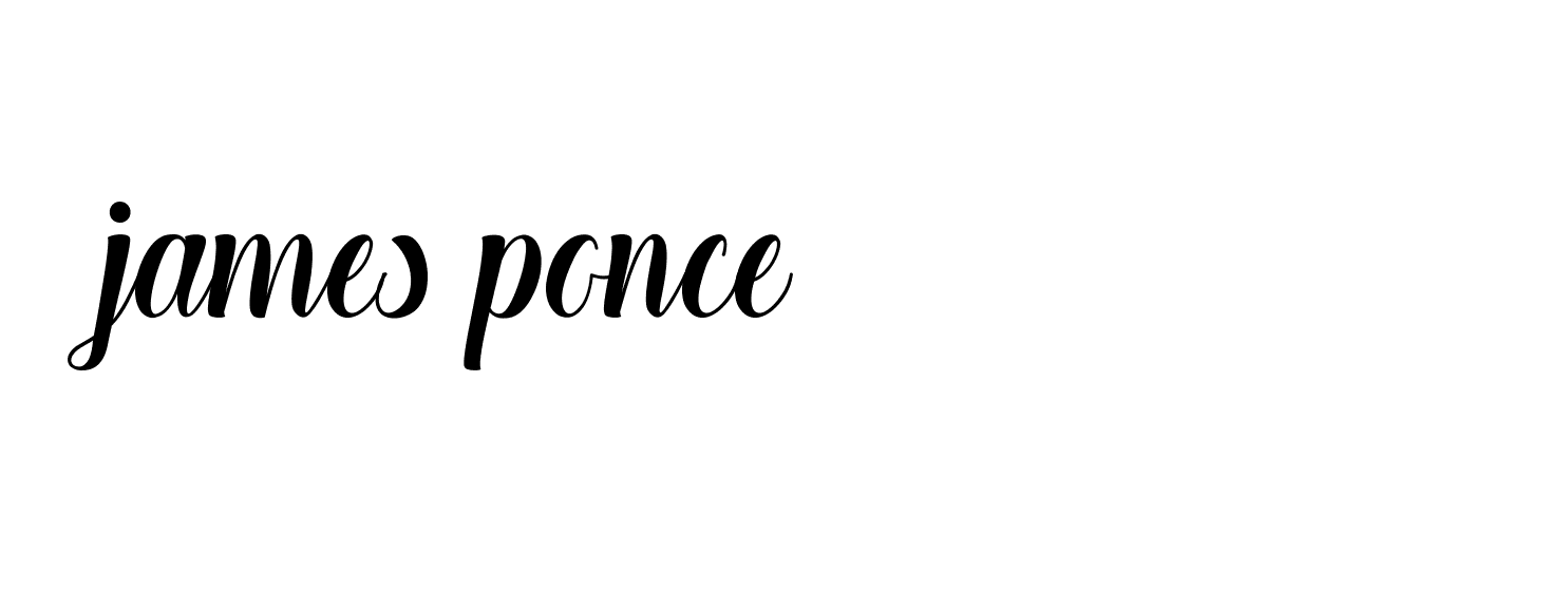 Signature of james-ponce