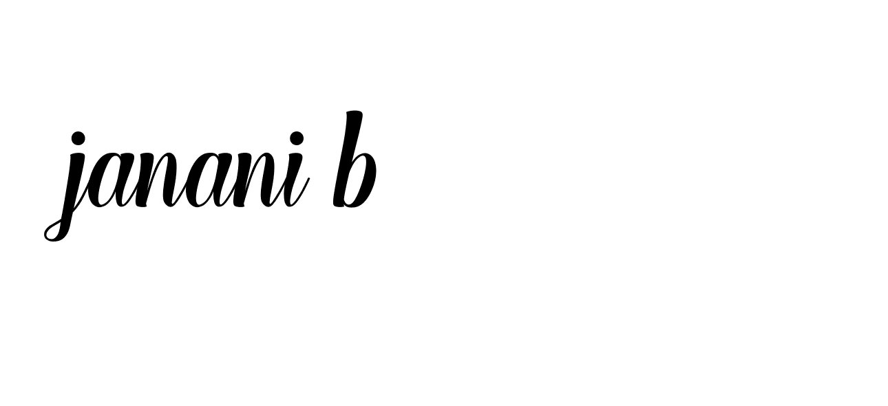 Signature of janani-b