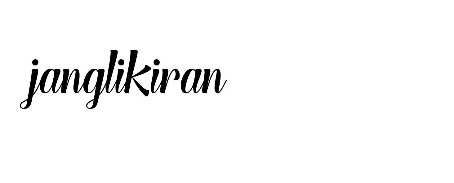 Signature of janglikiran