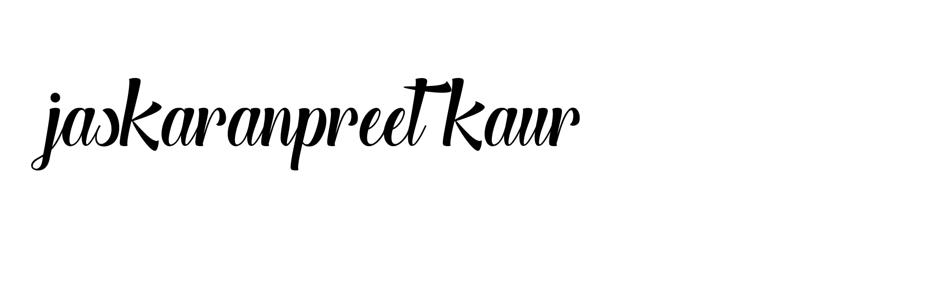 Signature of jaskaranpreet-kaur