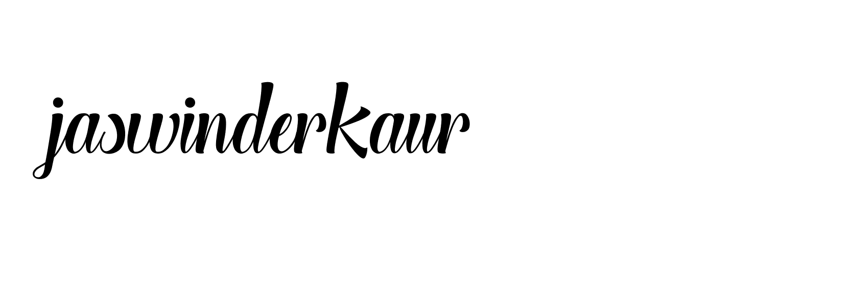 Signature of jaswinderkaur