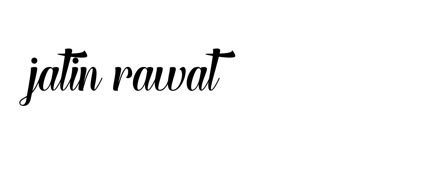 Signature of jatin-rawat