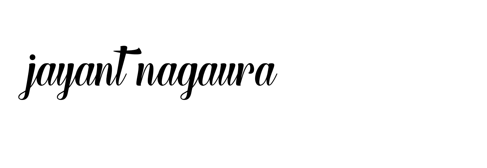 Signature of jayant-nagaura