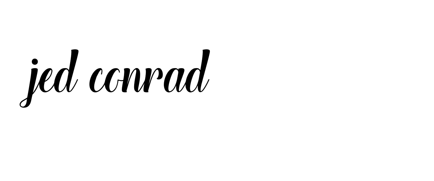 Signature of jed-conrad