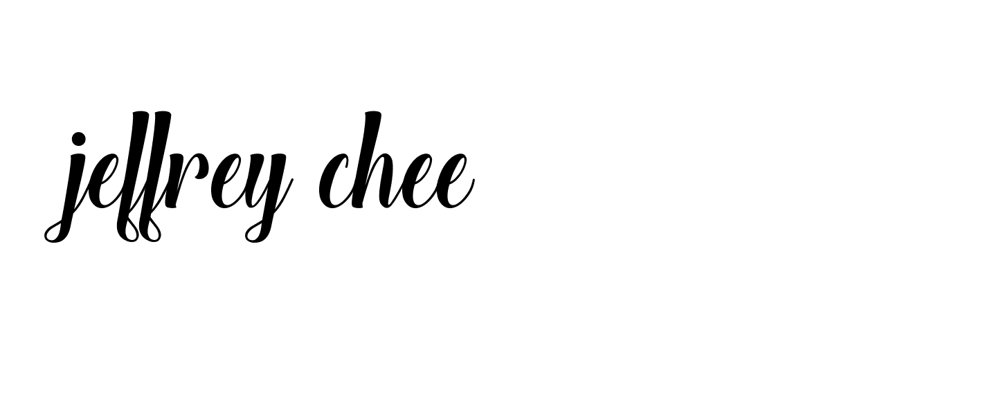 Signature of jeffrey-chee