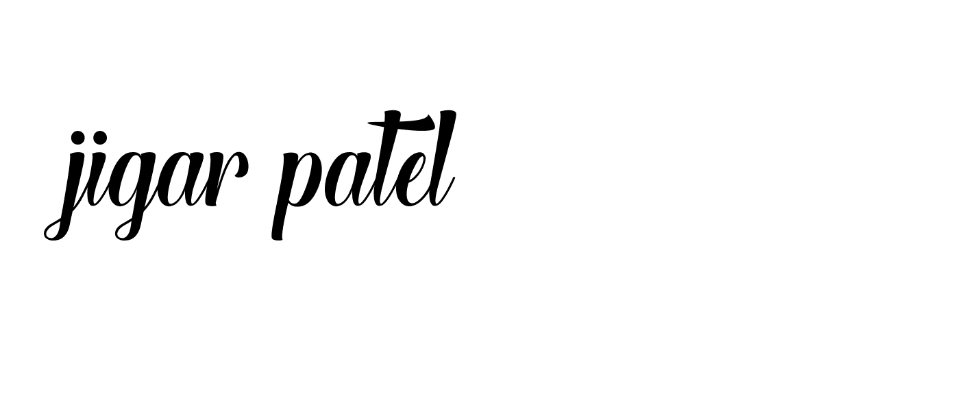 Signature of jigar-patel