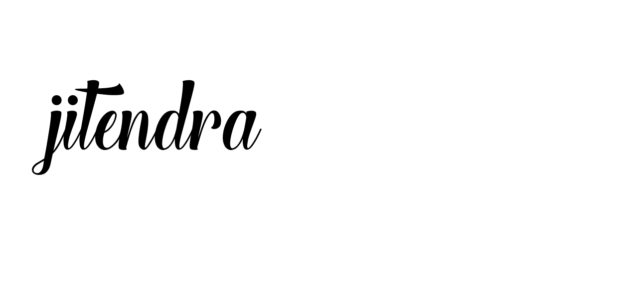 Signature of jitendra