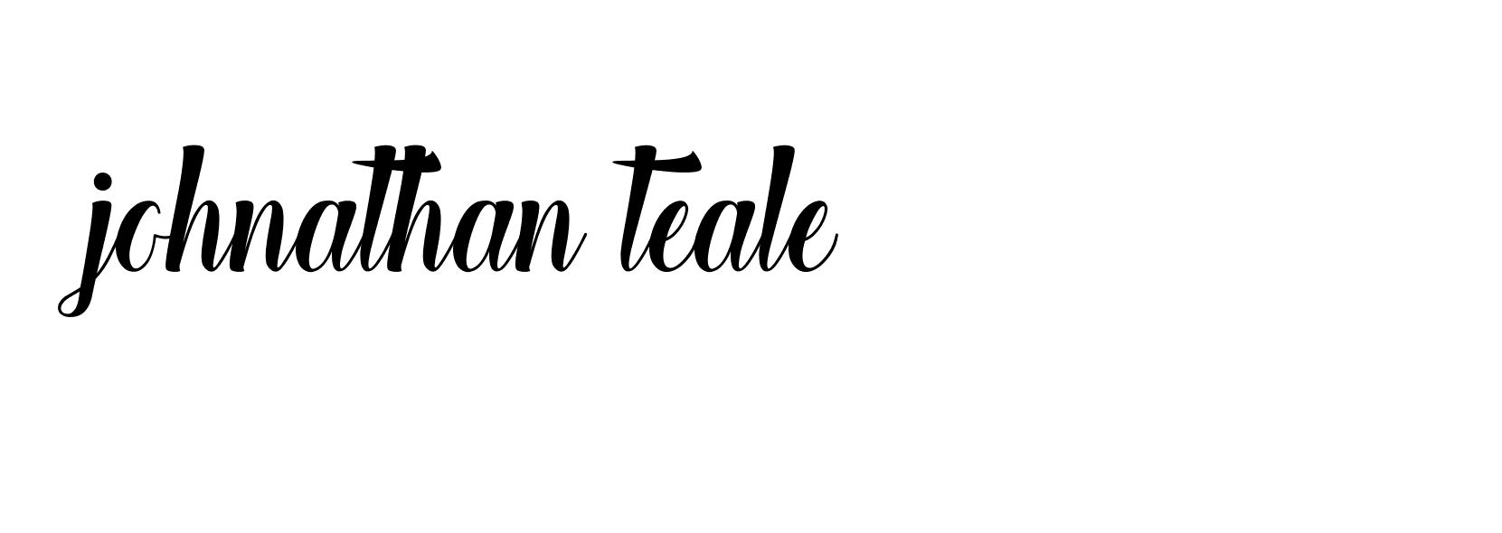 Signature of johnathan-teale