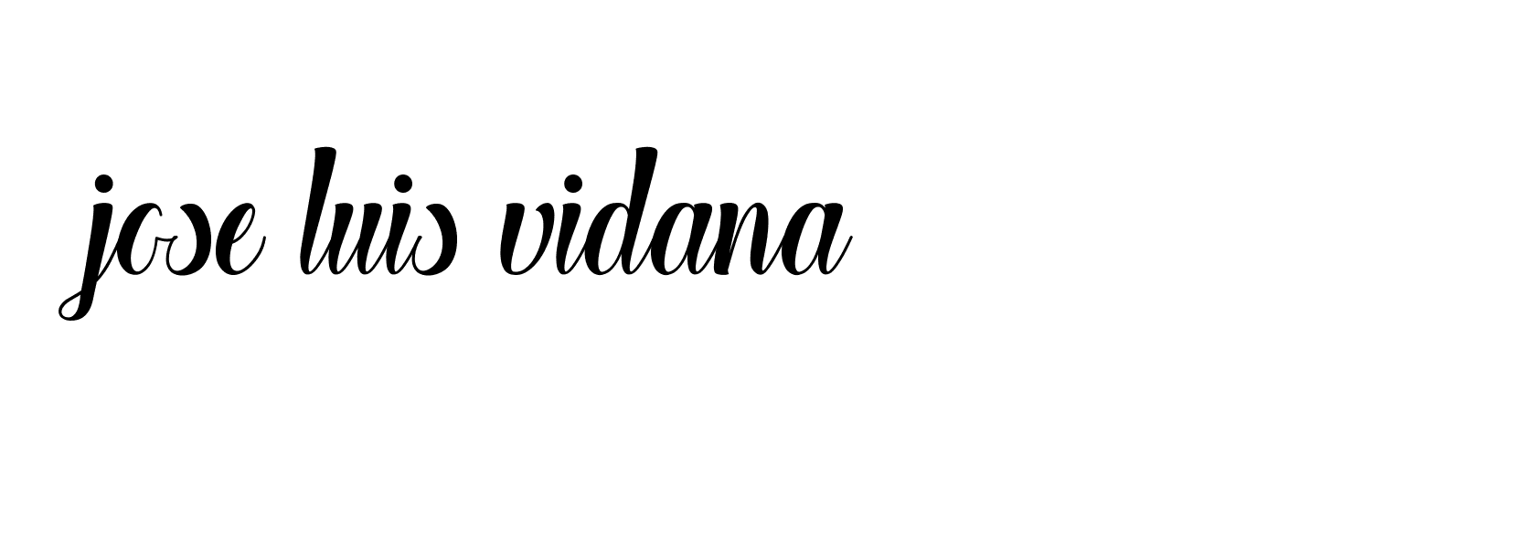 Signature of jose-luis-vidana