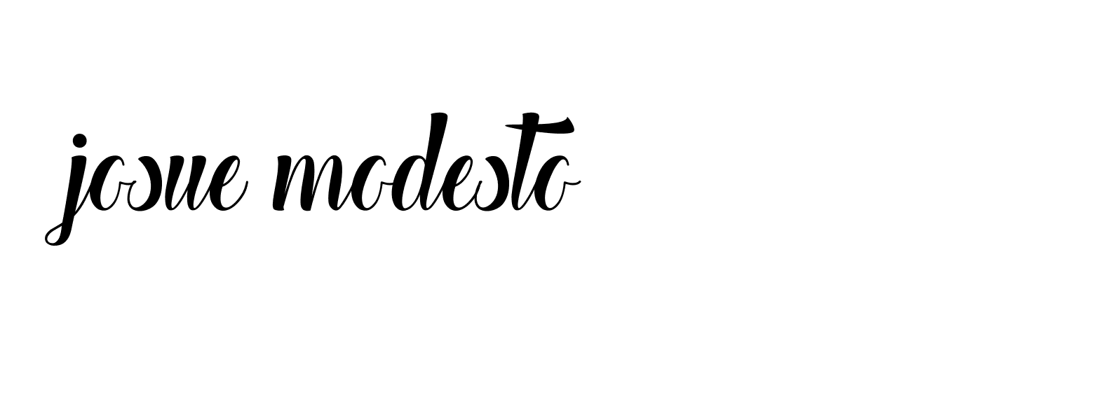 Signature of josue-modesto