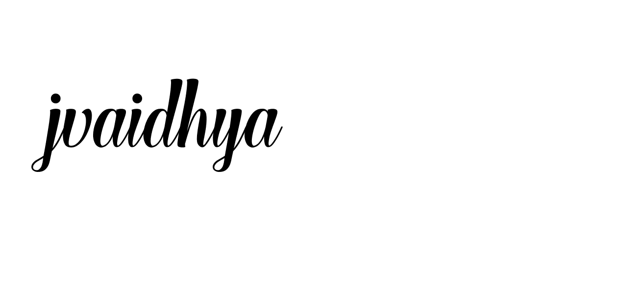 Signature of jvaidhya