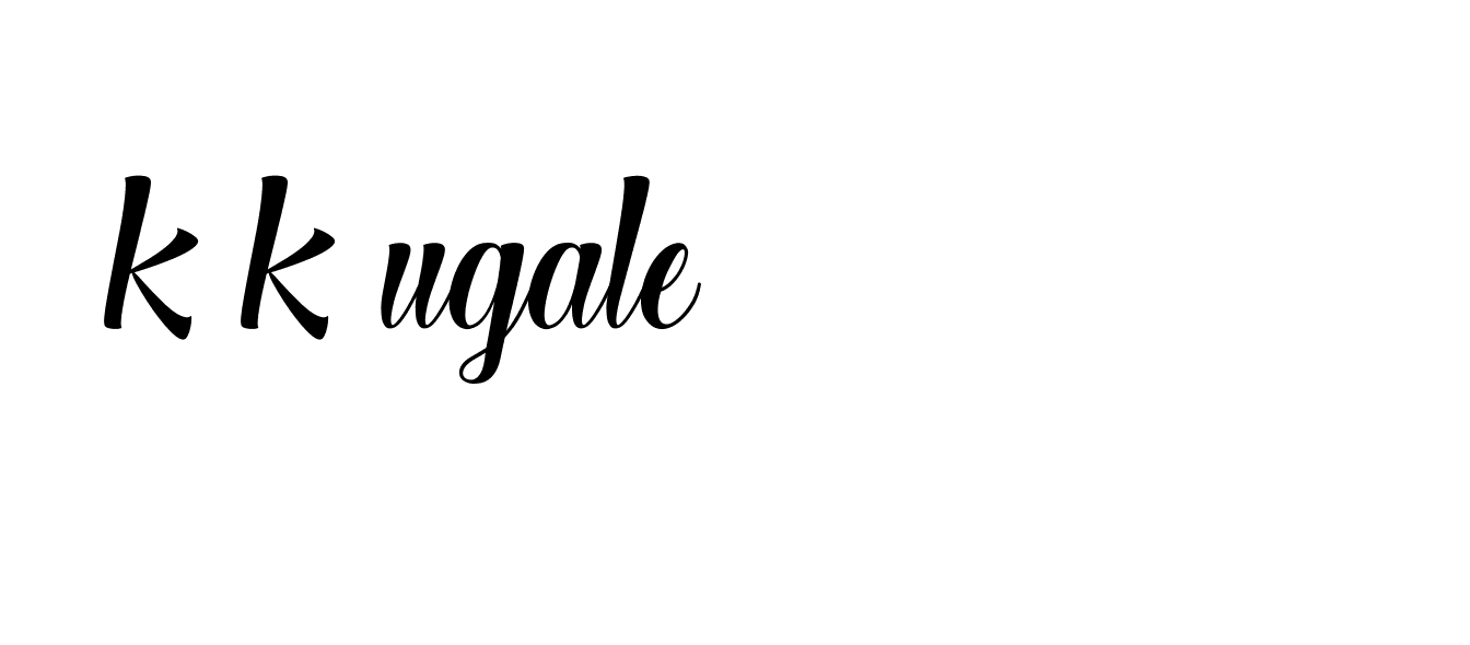 Signature of k-k-ugale