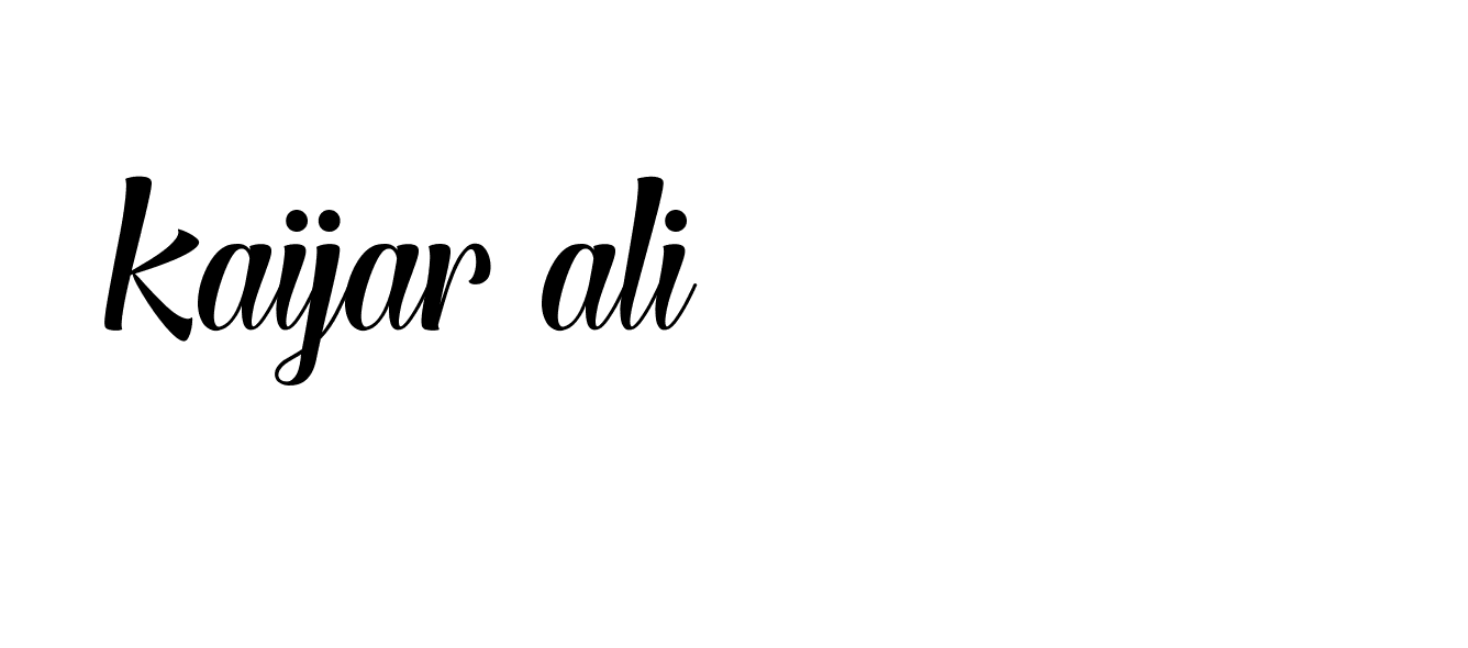 Signature of kaijar-ali