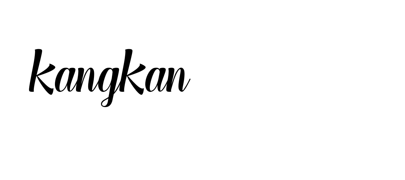 Signature of kangkan