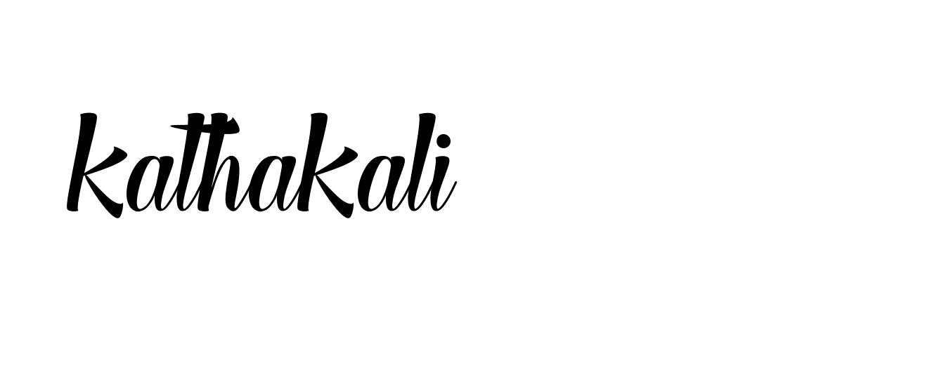 Signature of kathakali