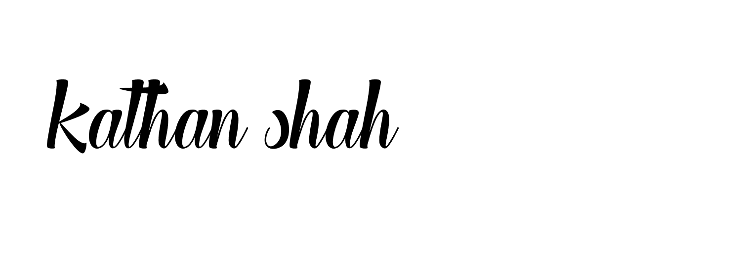 Signature of kathan-shah