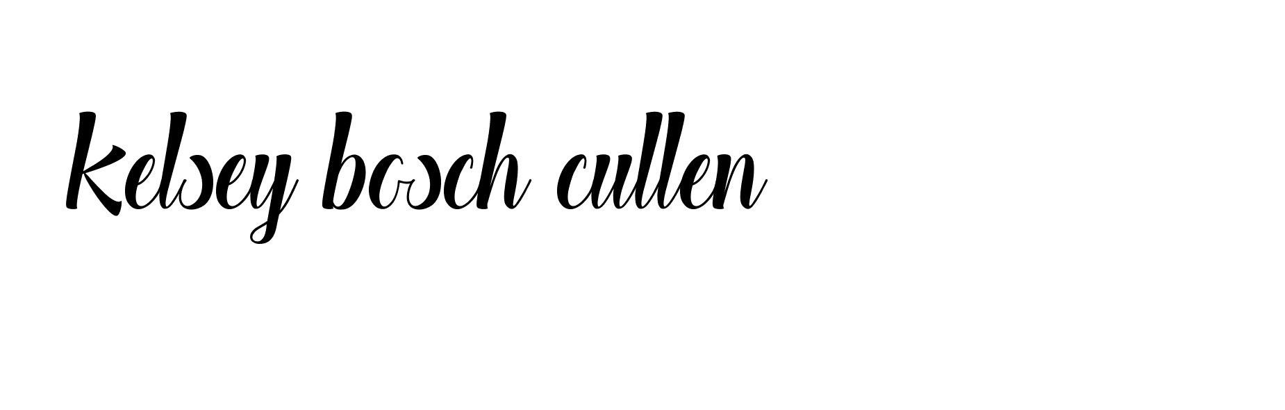 Signature of kelsey-bosch-cullen-