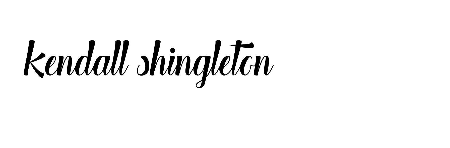 Signature of kendall-shingleton