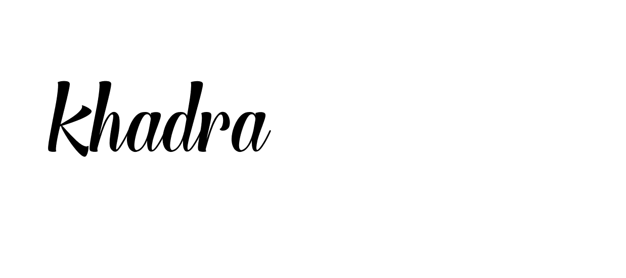 Signature of khadra