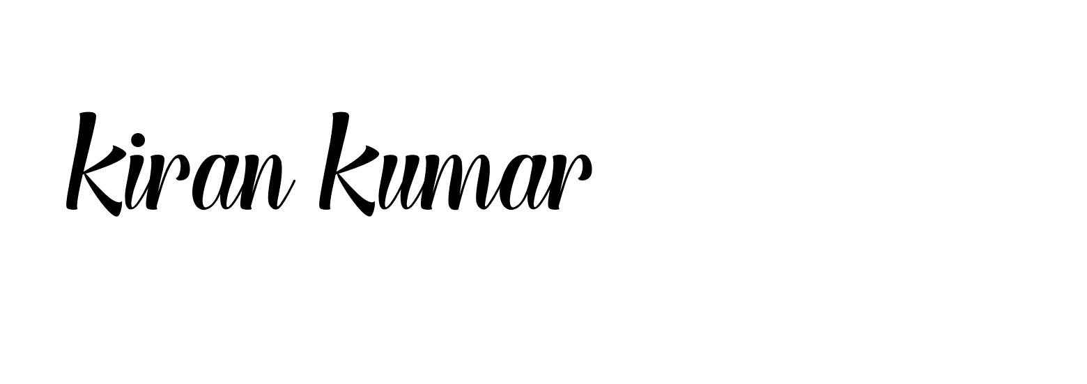 Signature of kiran-kumar