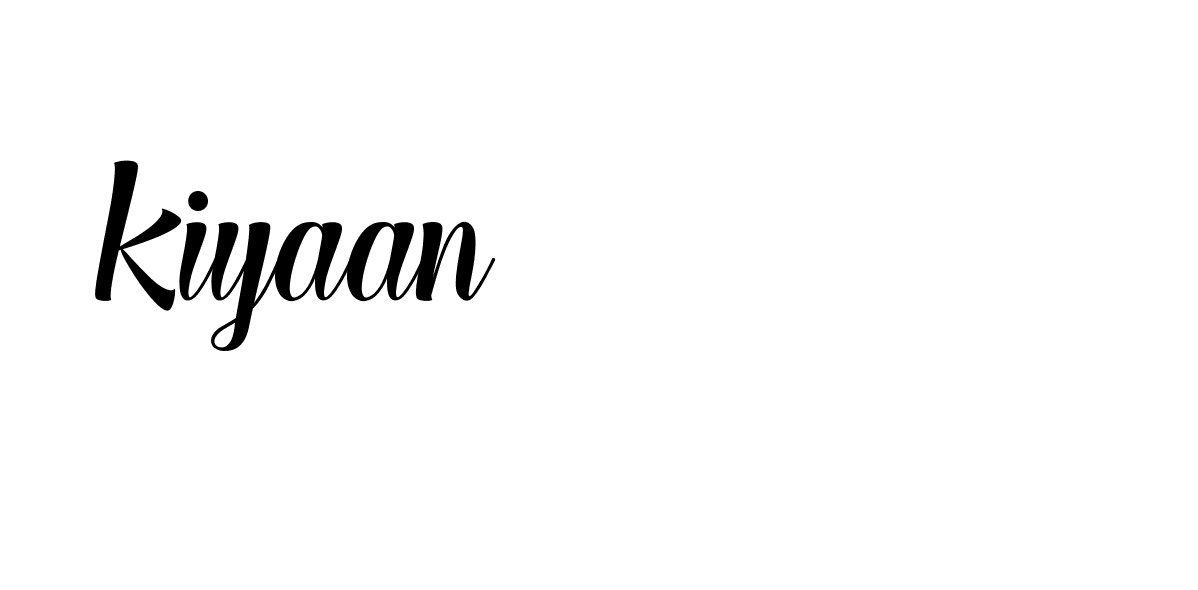 Signature of kiyaan