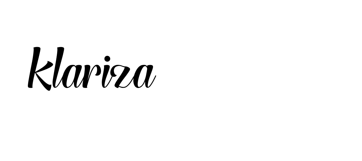 Signature of klariza