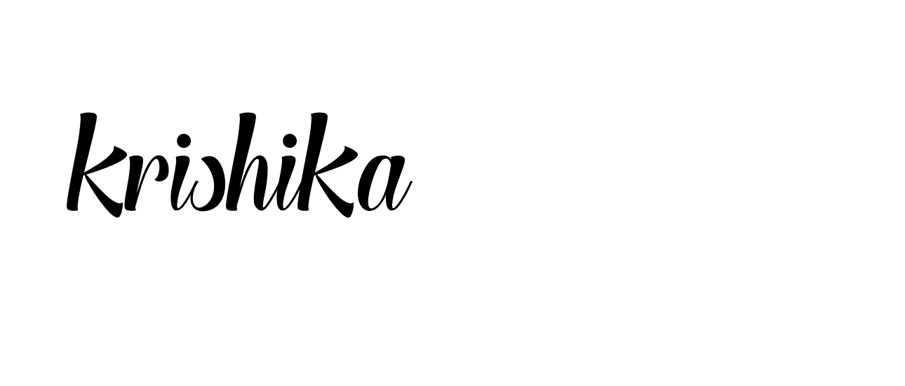 Signature of krishika