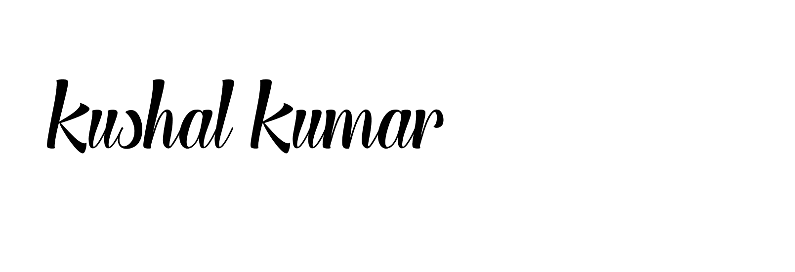 Signature of kushal-kumar